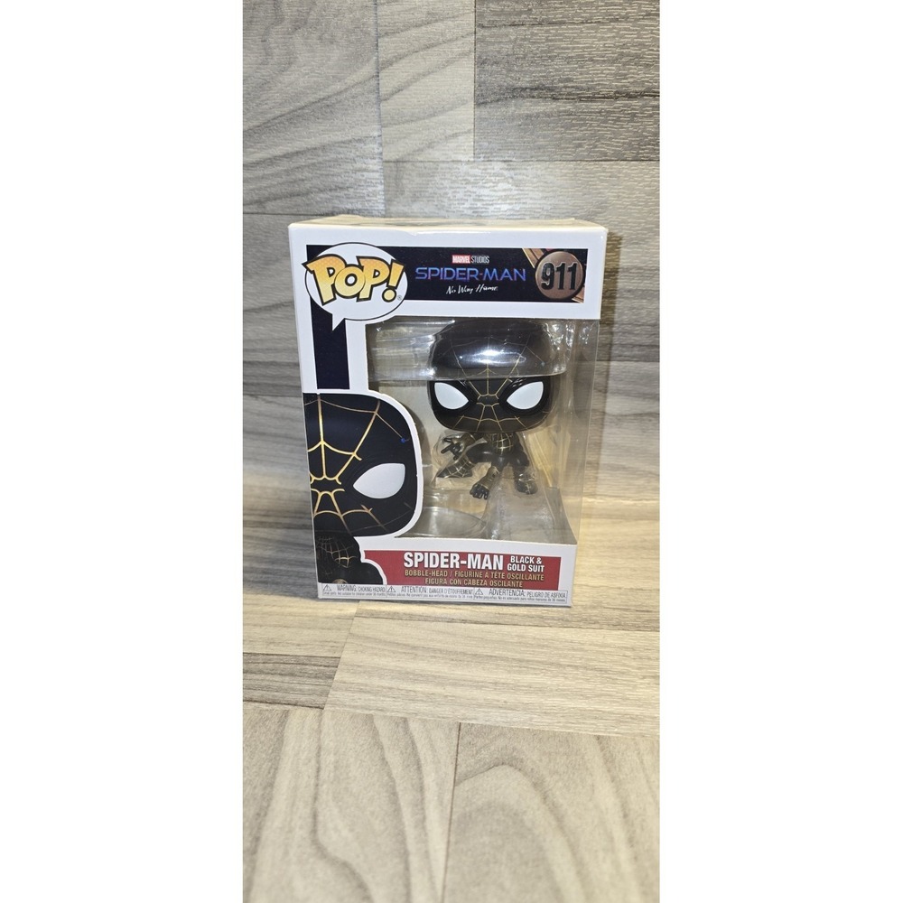 Funko POP #911 Marvel Spider Man Black & Gold Suit No Way Home
